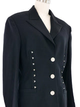 1995 Gianni Versace Corset Hardware Skirt Suit Suit arcadeshops.com