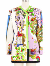 1992 Gianni Versace Couture Baroque Print Jacket Jacket arcadeshops.com