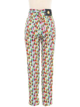Versace Jeans Couture Pierrot Print Pants Bottom arcadeshops.com