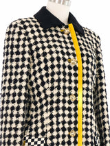 1991 Gianni Versace Harlequin Swing Coat Jacket arcadeshops.com