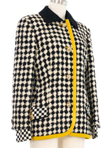 1991 Gianni Versace Harlequin Swing Coat Jacket arcadeshops.com