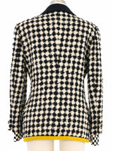 1991 Gianni Versace Harlequin Swing Coat Jacket arcadeshops.com