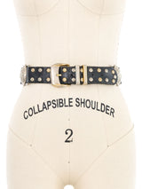 Gianni Versace Medusa Head Studded Belt Accessory arcadeshops.com