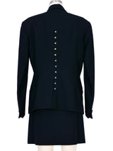 1995 Gianni Versace Corset Hardware Skirt Suit Suit arcadeshops.com