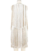 Missoni Metallic Full Fringe Halter Dress Dress arcadeshops.com