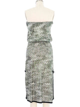 Missoni Metallic Chevron Strapless Dress Dress arcadeshops.com