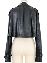 2007 Lanvin Cropped Leather Jacket Jacket arcadeshops.com