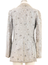 1970s Roberto Cavalli Floral Suede Jacket Jacket arcadeshops.com