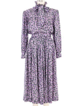 1984 Yves Saint Laurent Abstract Print Skirt Ensemble Suit arcadeshops.com