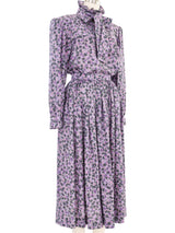 1984 Yves Saint Laurent Abstract Print Skirt Ensemble Suit arcadeshops.com