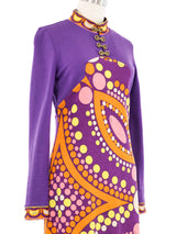 Emilio Pucci Contrast Print Jersey Dress Dress arcadeshops.com