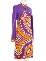 Emilio Pucci Contrast Print Jersey Dress Dress arcadeshops.com