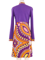 Emilio Pucci Contrast Print Jersey Dress Dress arcadeshops.com