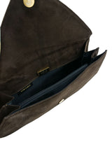Loewe Brown Suede Envelope Clutch Accessory arcadeshops.com