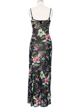 1990s Vivienne Tam Floral Mesh Slip Dress arcadeshops.com