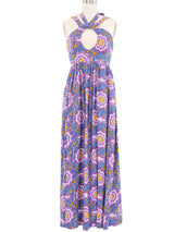 Geoffrey Beene Floral Printed Maxi Dress Dress arcadeshops.com