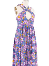 Geoffrey Beene Floral Printed Maxi Dress Dress arcadeshops.com