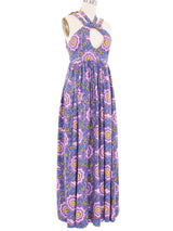 Geoffrey Beene Floral Printed Maxi Dress Dress arcadeshops.com