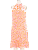 2001 Chanel Burnout Halter Dress Dress arcadeshops.com