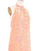 2001 Chanel Burnout Halter Dress Dress arcadeshops.com