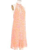 2001 Chanel Burnout Halter Dress Dress arcadeshops.com