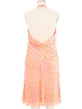 2001 Chanel Burnout Halter Dress Dress arcadeshops.com