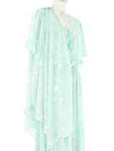 Diane Freis Seafoam Ruffle Dress Dress arcadeshops.com