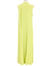 Elizabeth Arden Chartreuse Jumpsuit Jumpsuit arcadeshops.com