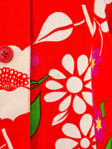 1970s Lanvin Floral Blouse Top arcadeshops.com