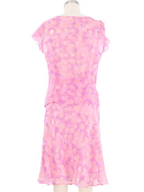 Escada Pink Chiffon Polka Dot Skirt Ensemble Suit arcadeshops.com
