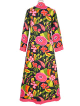 Floral Quilted Silk Duster Outerwear arcadeshops.com