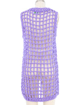 1960s Purple Crochet Vest Top arcadeshops.com