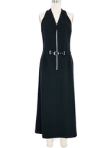 Jean Paul Gaultier Sleeveless Zip Front Racer Dress Dress arcadeshops.com