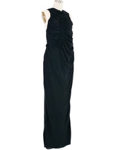 Haider Ackermann Gathered Bodice Sleeveless Gown Dress arcadeshops.com