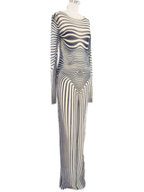 2021 Jean Paul Gaultier Body Morphing Mesh Dress Dress arcadeshops.com