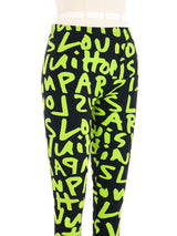 2008 Louis Vuitton Stephen Sprouse Graffiti Leggings Bottom arcadeshops.com