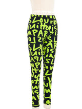 2008 Louis Vuitton Stephen Sprouse Graffiti Leggings Bottom arcadeshops.com