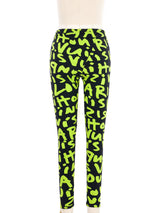 2008 Louis Vuitton Stephen Sprouse Graffiti Leggings Bottom arcadeshops.com