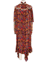JW Anderson Paisley Ruffle Dress Dress arcadeshops.com