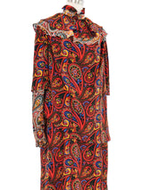 JW Anderson Paisley Ruffle Dress Dress arcadeshops.com