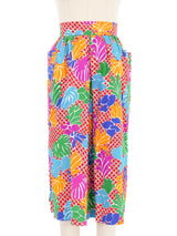 Yves Saint Laurent Matisse Printed Skirt Ensemble Suit arcadeshops.com