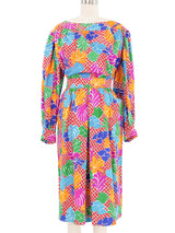 Yves Saint Laurent Matisse Printed Skirt Ensemble Suit arcadeshops.com