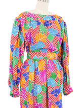 Yves Saint Laurent Matisse Printed Skirt Ensemble Suit arcadeshops.com