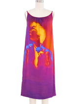 Dries Van Noten X Len Lye Satin Mini Dress Dress arcadeshops.com