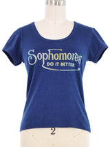 1970s Sophomores Tee T-shirt arcadeshops.com