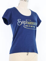 1970s Sophomores Tee T-shirt arcadeshops.com