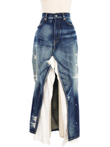 2013 Junya Watanabe Reworked Denim Maxi Skirt Bottom arcadeshops.com