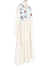 Loewe Paula's Ibiza Embellished Maxi Shirtdress Dress arcadeshops.com