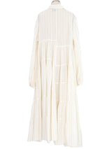 Loewe Paula's Ibiza Embellished Maxi Shirtdress Dress arcadeshops.com