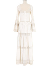 White Cotton Mexican Wedding Dress Dress arcadeshops.com